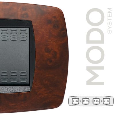 MASTER - MODO PLACCA 2+2+2+2 P. RADICA DI NOCE 39TC432-4