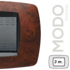MASTER - MODO PLACCA 3 POSTI RADICA DI NOCE 39TC433