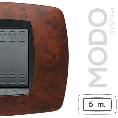 MASTER - MODO PLACCA 5 POSTI RADICA DI NOCE 39TC435