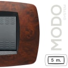 MASTER - MODO PLACCA 5 POSTI RADICA DI NOCE 39TC435