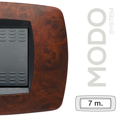 MASTER - MODO PLACCA 7 POSTI RADICA DI NOCE 39TC437