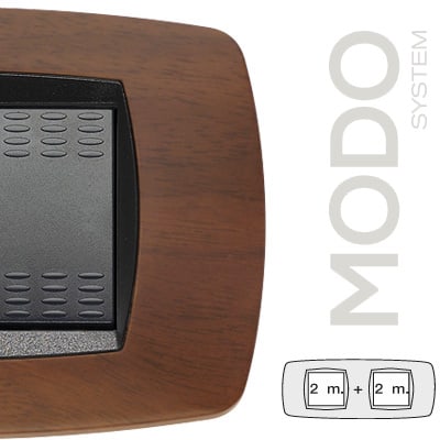 MASTER - MODO PLACCA 2+2 POSTI NOCE SCURO 39TC452-2
