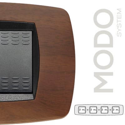 MASTER - MODO PLACCA 2+2+2+2 POSTI NOCE SCURO 39TC452-4