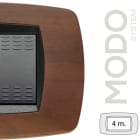 MASTER - MODO PLACCA 4 POSTI NOCE SCURO 39TC454