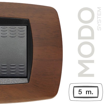 MASTER - MODO PLACCA 5 POSTI NOCE SCURO 39TC455