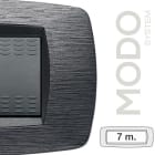 MASTER - MODO PLACCA 7 POSTI SATINATO GRIGIO 39TC517