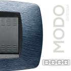 MASTER - MODO PLACCA 2+2+2+2 POSTI SATINATO BLU 39TC522-4