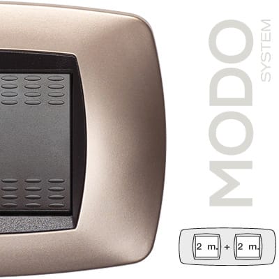 MASTER - MODO PLACCA 2+2 POSTI RAME OPACO 39TC542-2