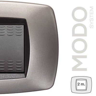 MASTER - MODO PLACCA 2 POSTI BRONZO OPACO 39TC552