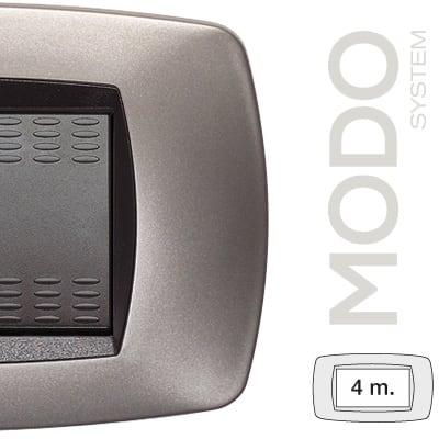 MASTER - MODO PLACCA 4 POSTI BRONZO OPACO 39TC554