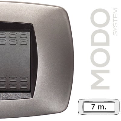 MASTER - MODO PLACCA 7 POSTI BRONZO OPACO
