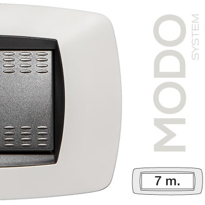 MASTER - MODO PLACCA 7 POSTI BIANCO OPACO 39TC807
