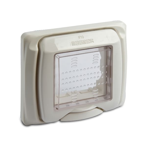 MASTER - SUB PLACCA PROTET.IP55 2P.BIANCA 43602