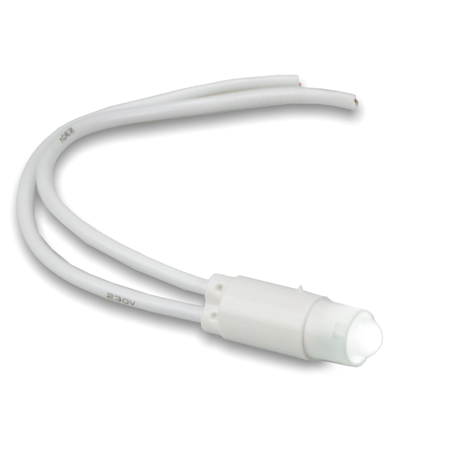 MASTER - LAMP.SPIA LED BIANCO 110-230V CAVO 100MM 6085-LB