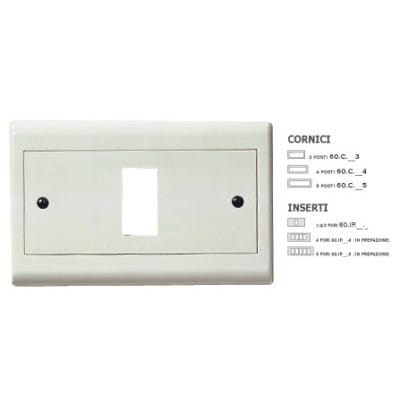 MASTER - CORNICE PLASTICA BIANCO