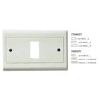 MASTER - CORNICE PLASTICA BIANCO 4 POSTI
