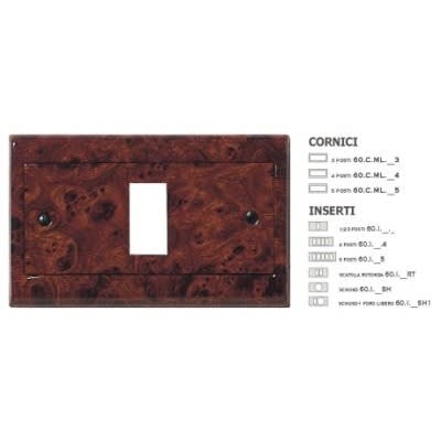 MASTER - CORNICE METAL.RADICA SEMIOPACO 4 POSTI 60CML424