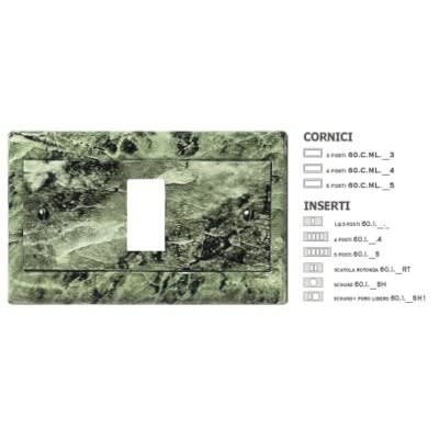 MASTER - CORNICE MARMO TRANI 3P. 60CML90