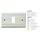 MASTER - INSERTO LACCATO BIANCO 1 FORO 60I101