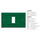 MASTER - INSERTO LACCATO VERDE 5 FORI 60I165