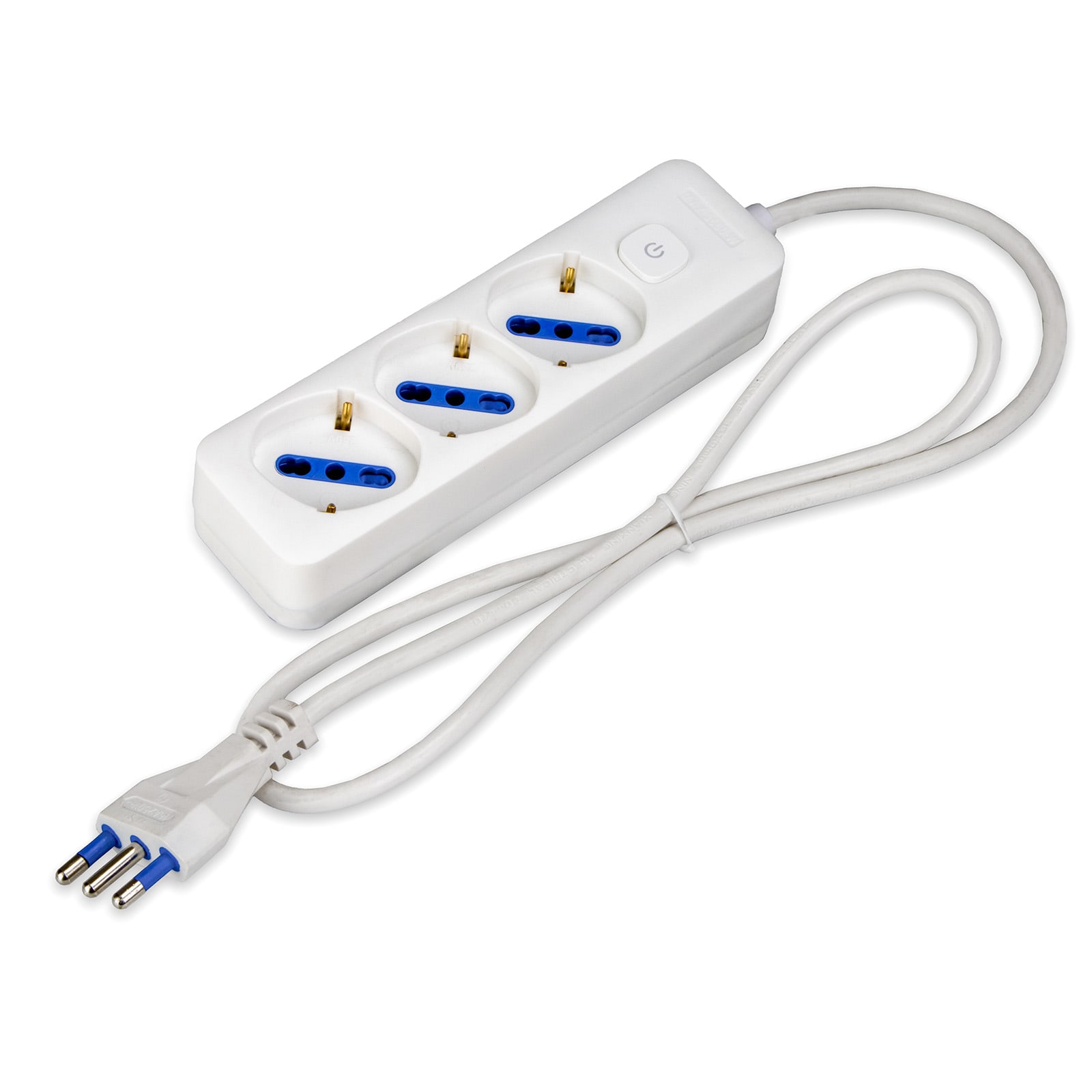 MASTER - MULTIPRESA 3 USC.P40 16A CAVO 1.2MT+INT. 70390