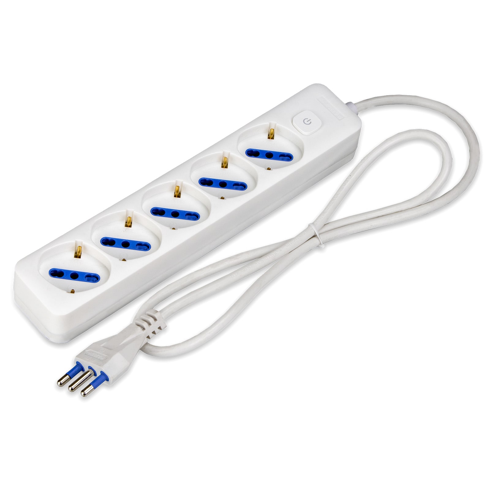 MASTER - MULTIPRESA 5 USC.P40 16A CAVO 1.2MT+INT 70590