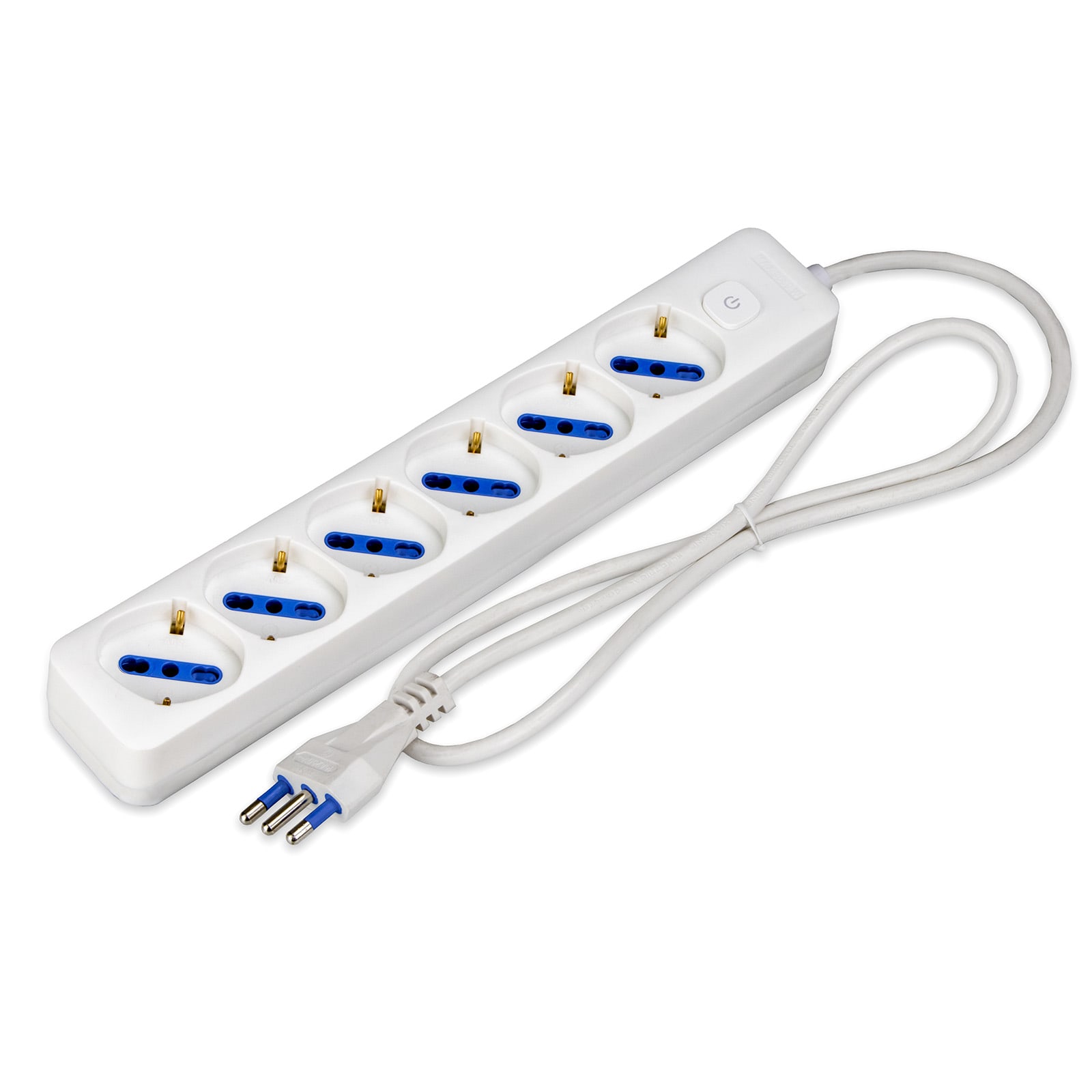 MASTER - MULTIPRESA 6 USC.P40 16A CAVO 1.2MT+INT 70690