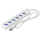 MASTER - MULTIPRESA 6 USC.P40 16A CAVO 1.2MT+INT 70690