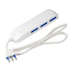 MASTER - MULT.6USC.BIV. SLIM CAVO M.1.2 BIANCA 71650