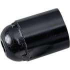 MASTER - PORTALAMPADA E27 LISCIO NERO AS00503-B