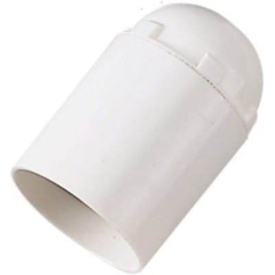 MASTER - PORTALAMPADA E27 LISCIO BIANCO