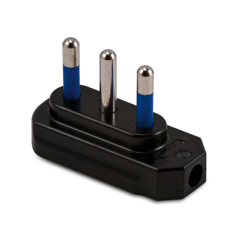 MASTER - SPINA PIATTA S 17 2P+T 16A NERA