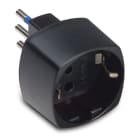 MASTER - ADATTATORE SCHUKO 10A 2P+T NERO