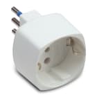 MASTER - ADATTATORE SCHUKO 10A 2P+T BIANCO