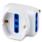 MASTER - ADATT.TRIPLO P40 + 2 P17/11 16A+T BIANCO AS05971