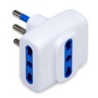 MASTER - ADATT.TRIPLO 16A 2P+T BIANCO AS05981