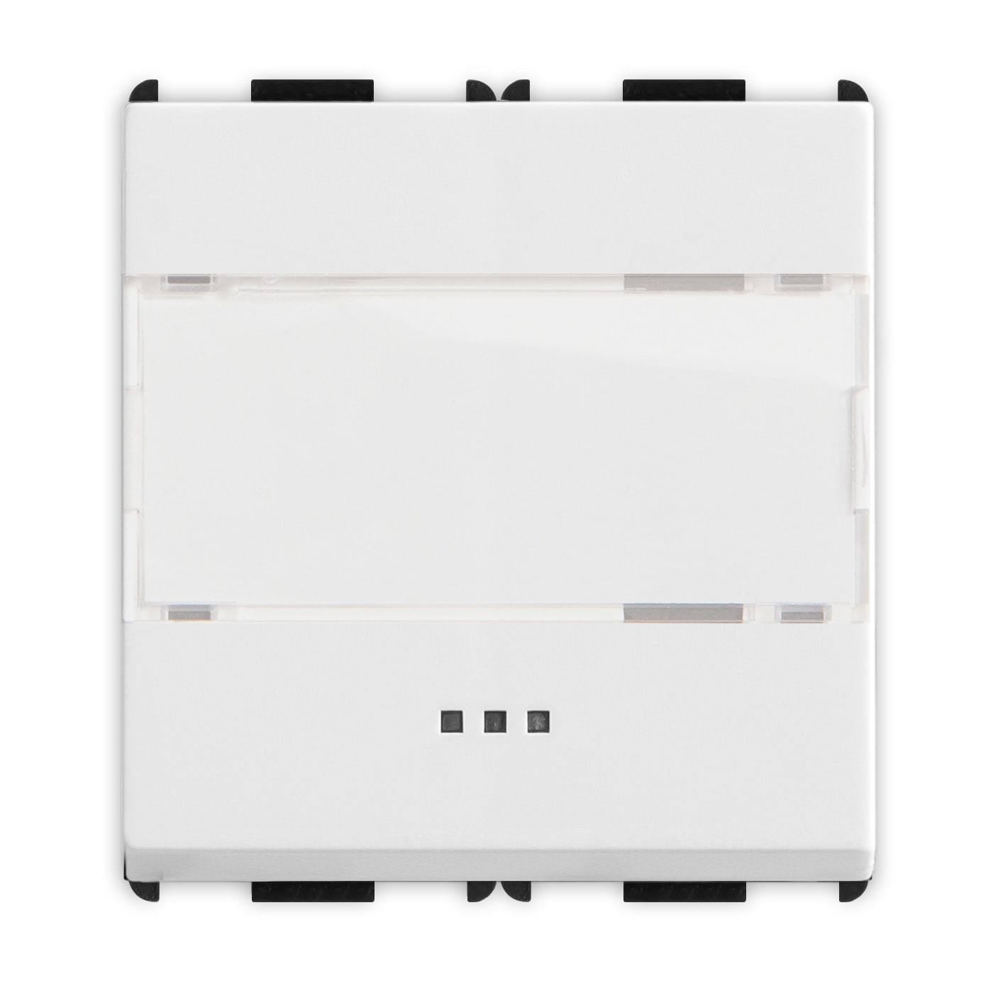 MASTER - PIXIA PULSANTE PORTANOME 1P 10A WHITE