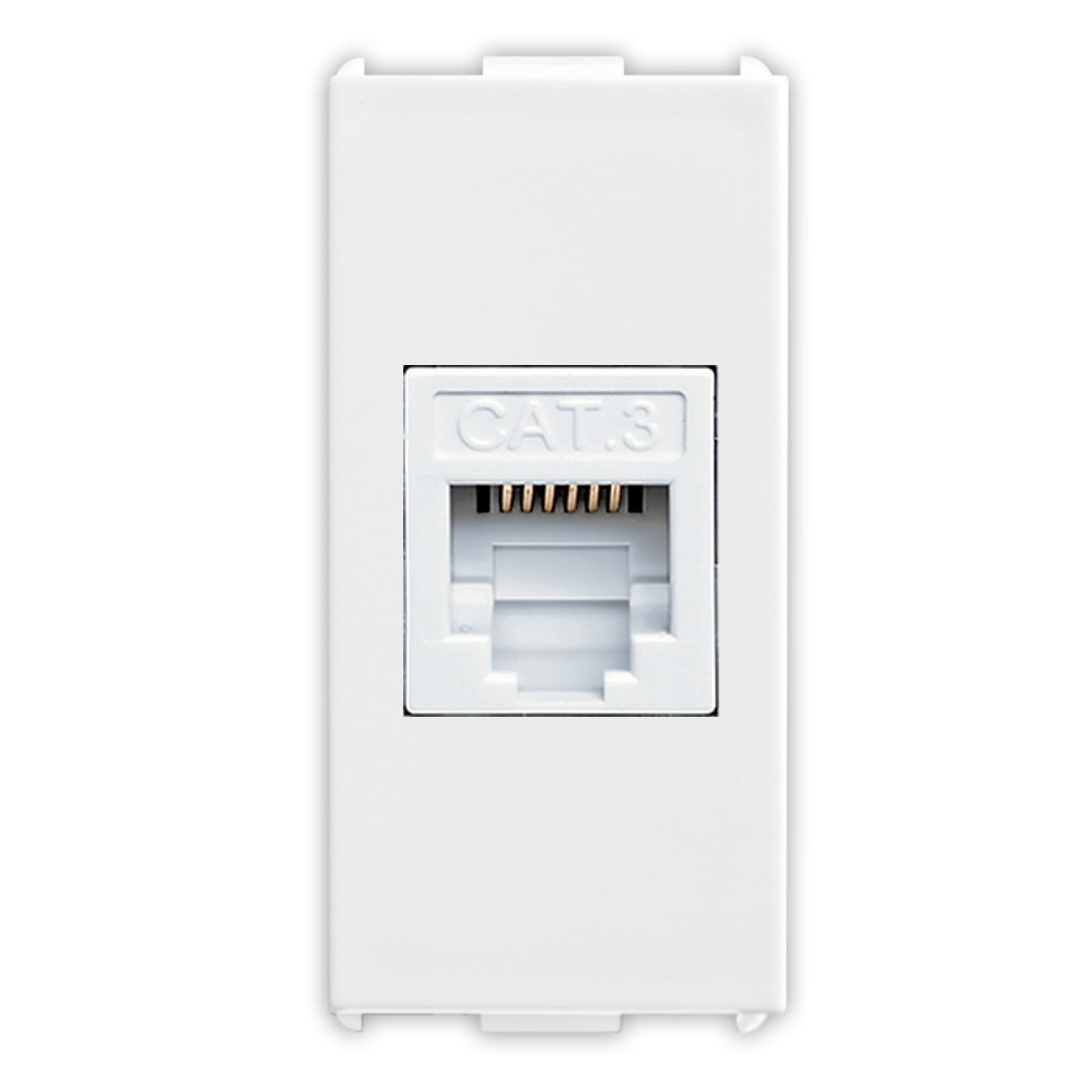 MASTER - PIXIA PRESA RJ12 1 PLUG 6-6 SNOWWHITE AS11216