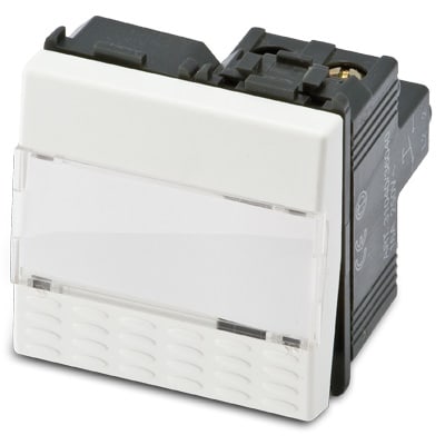 MASTER - PULSANTE PORTANOME MIX 1P 16A 2 MODULI AS21040