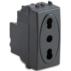 MASTER - PRESA P17/11 BIVAL. 2P+T 16A MODO GRIGIO
