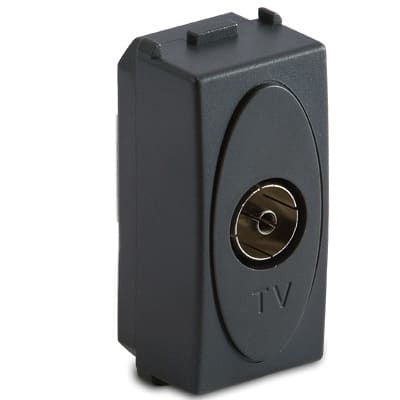 MASTER - PRESA TV 9,5MM PASS./FINALE MODO GRIGIO AS31255