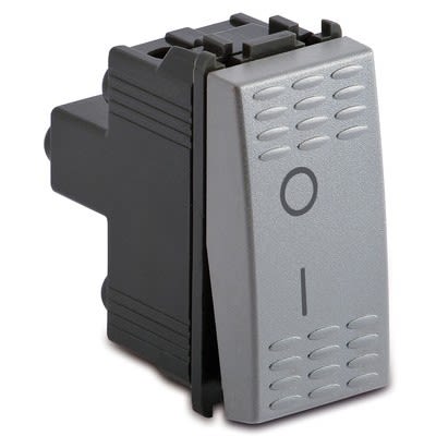 MASTER - INTERRUTTORE 2P 16AX STEEL AS33002