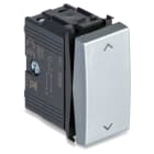 MASTER - DOPPIO PULSANTE 1PNO+1PNO 10A STEEL AS33038