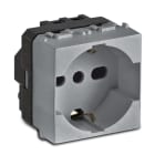 MASTER - PRESA P40 SCHUKO UNIVERS. 2P+T 16A STEEL AS33170