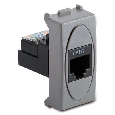 MASTER - PRESA RJ45 CAT.6 UTP STEEL