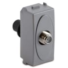 MASTER - PRESA TV/SAT CONNETTORE IEC-F STEEL AS33266