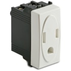 MASTER - PRESA AMERICANA 2P+T 15A127V MODO BIANCO
