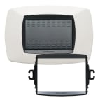 MASTER - PLACCA MODO 3 POSTI BIANCO +ANELLO TLI AS39TC103