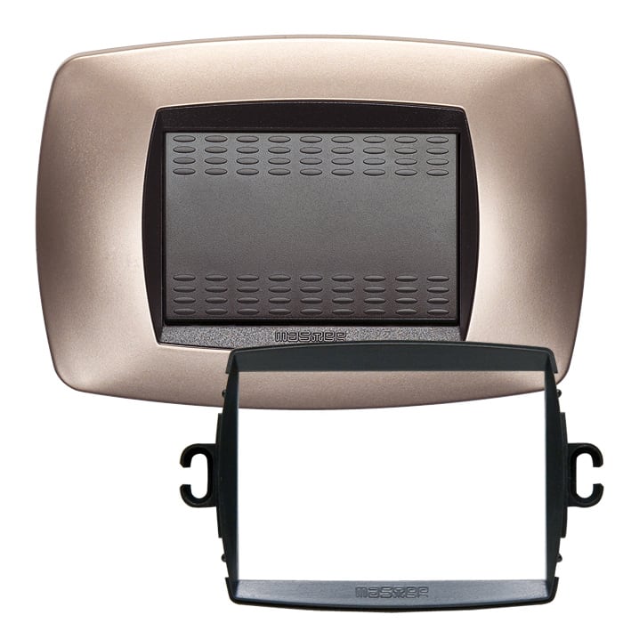 MASTER - PLACCA MODO 3P. RAME OPACO + ANELLO TLI AS39TC543