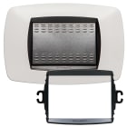 MASTER - PLACCA MODO 3P.BIANCO OPACO+ANELLO TLI AS39TC803